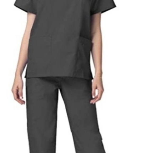 Marc Stevens Unisex Scrub Set CU701 V-Neck Scrub T - Picture 4 of 5